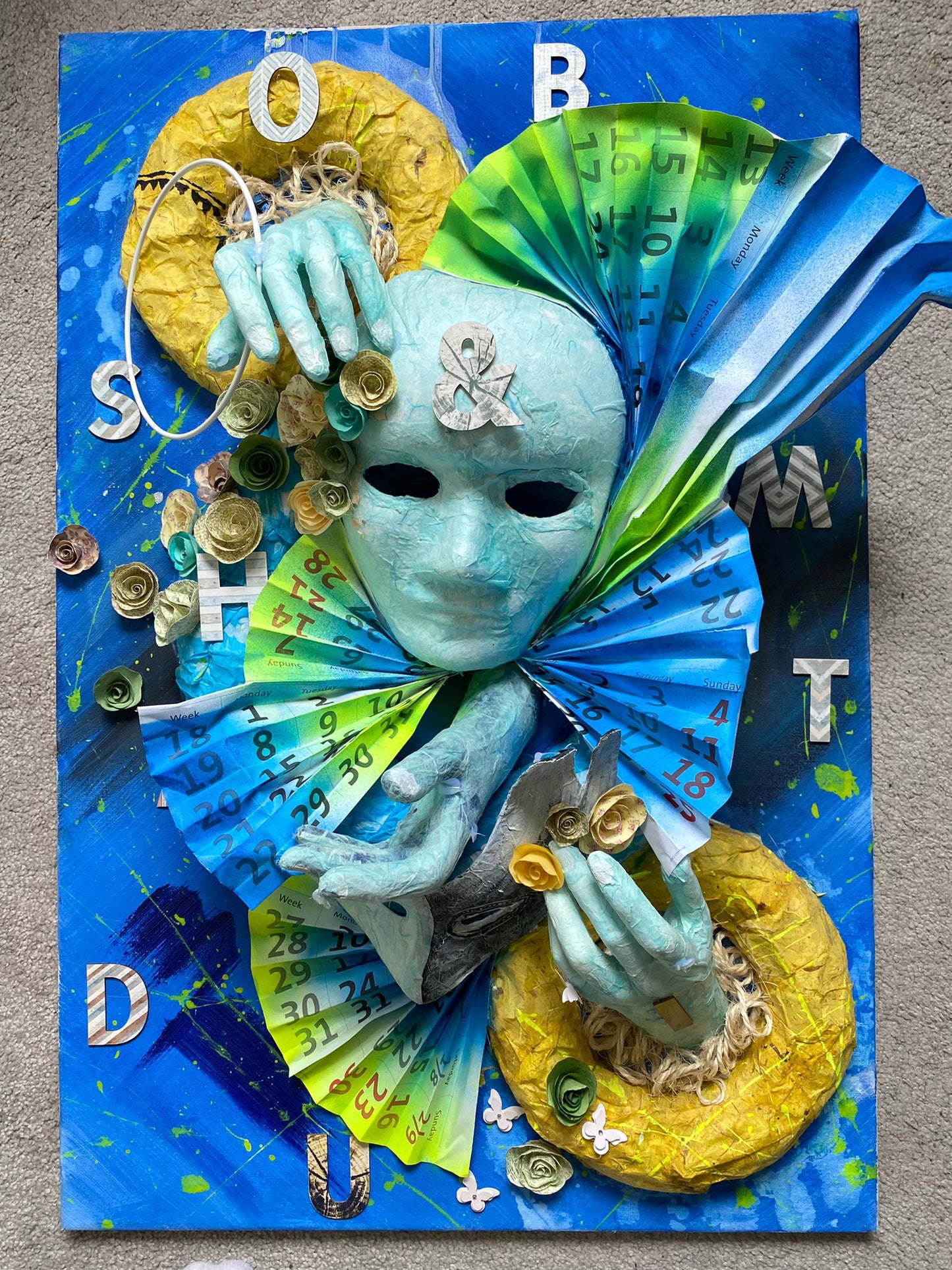 Modern Hand Paint | 3D Abstract / Waiting For Life