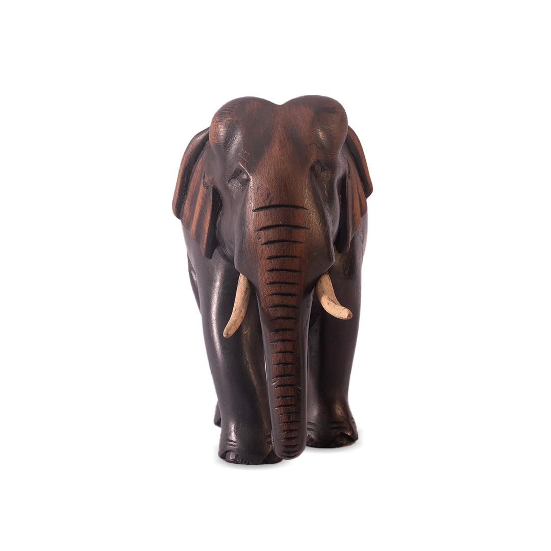 Wooden Crafted Sri Lankan Wild Elephent Carving | Unique Gift Item